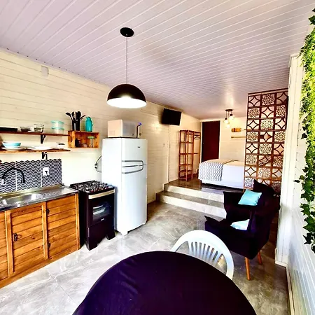 Apartamento Bella Vista Kitnets Farol de Santa Marta Habitación foto